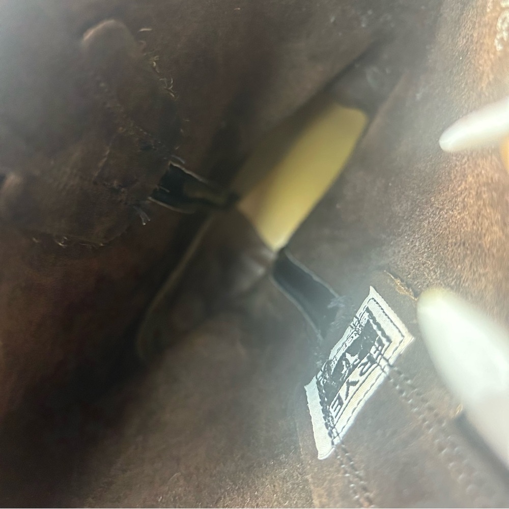 FRYE Gaucho Oiled Brown Conway Leather Harness Moto Biker Western Boot 87350 - Picture 7 of 12